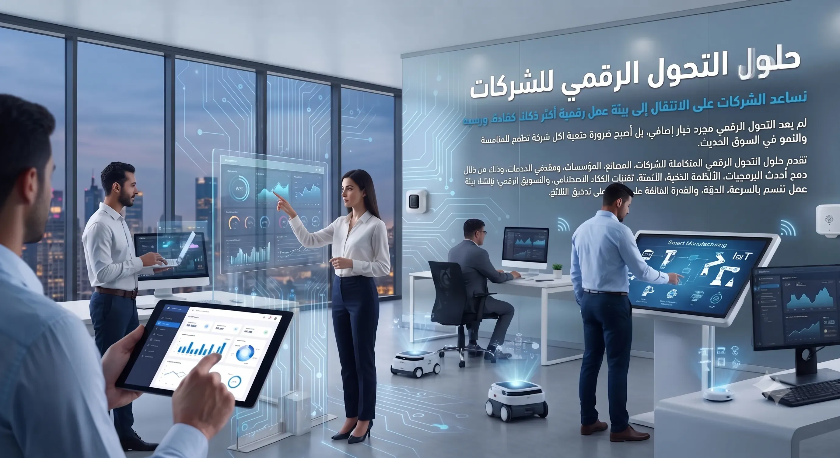 حلول التحول الرقمي للشركات